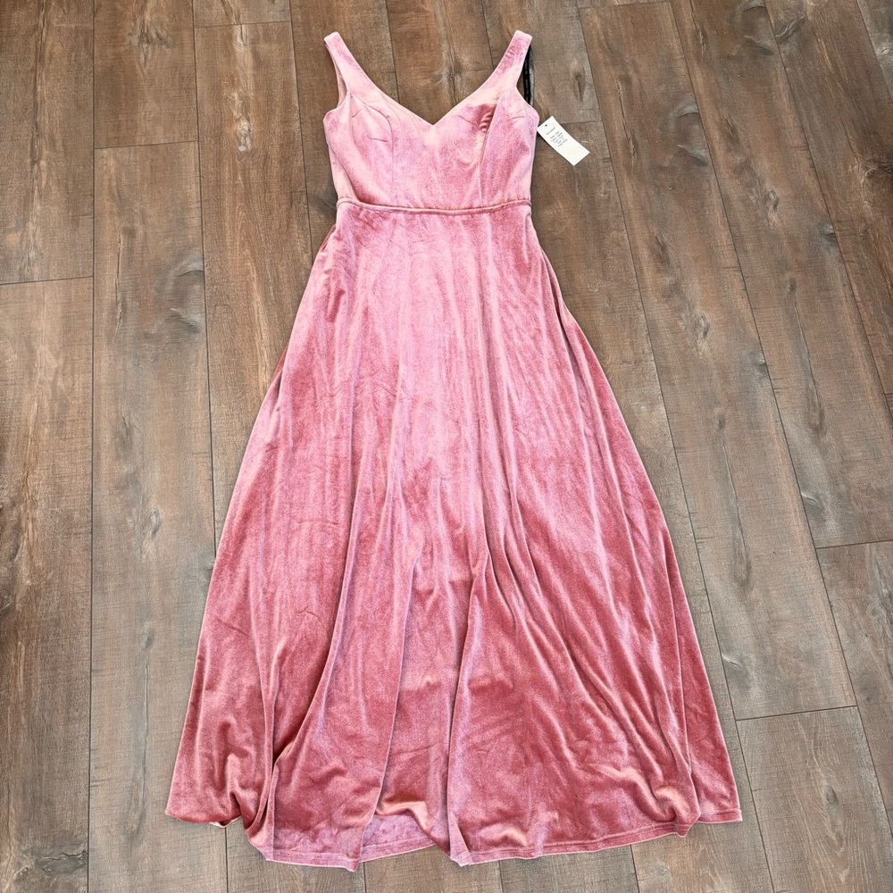 Bill Levkoff 1802 Velvet Rose Dress Gown Women's Special Ocassion Size 10 - Picture 3 of 16